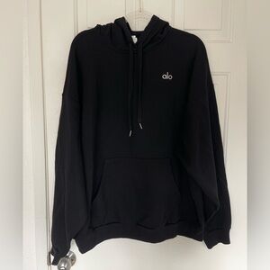 ALO Yoga Accolade Black Hoodie size XLarge